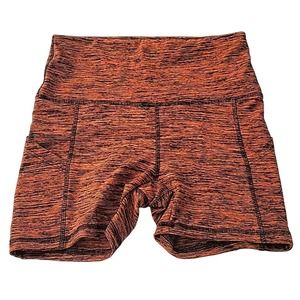 Stello Los Angeles Code Fit Work Out Shorts Copper/Black Women's Size XS (NWT)